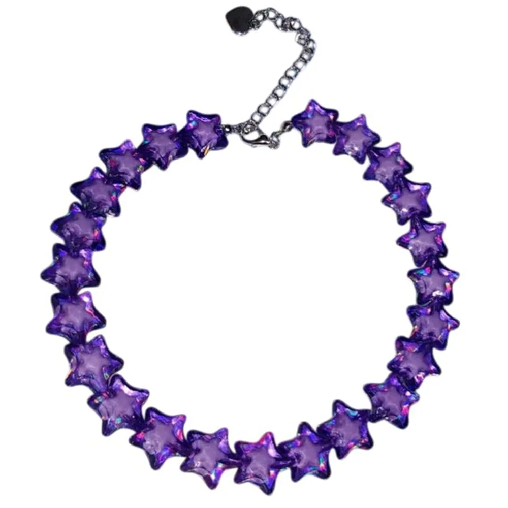 Candy Star Choker Necklace — view 2 Candy Star Choker Necklace — view 2