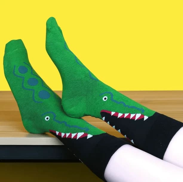 Crocodile Socks — view 2 Crocodile Socks — view 2