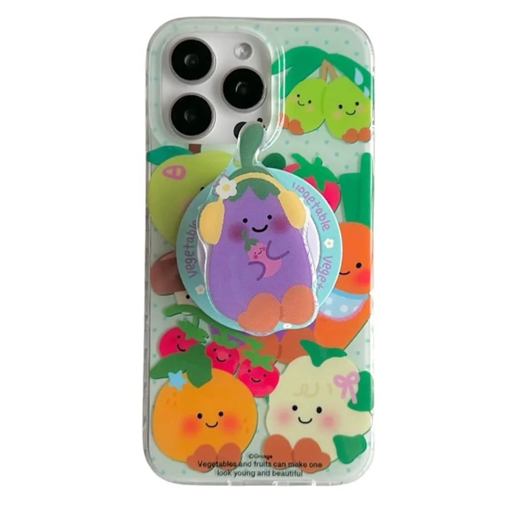 Eggplant Friends iPhone Case — view 1 Eggplant Friends iPhone Case — view 1
