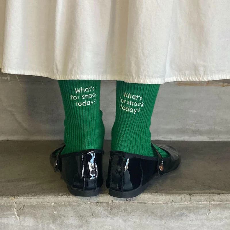 What's For Snack Today Socks — view 3 What's For Snack Today Socks — view 3