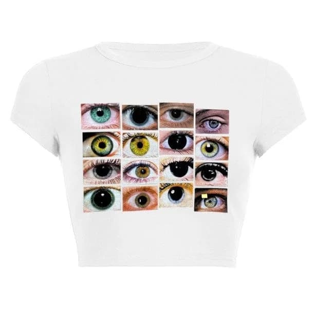 Weirdcore Crop Top — view 3 Weirdcore Crop Top — view 3