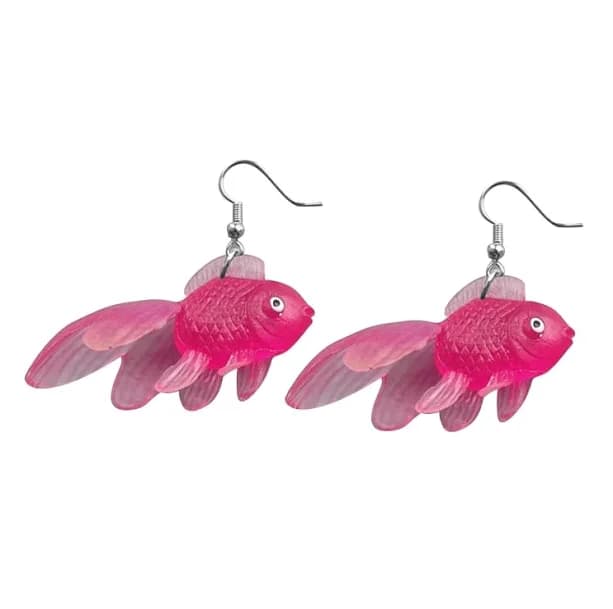 Goldfish Earrings — view 2 Goldfish Earrings — view 2