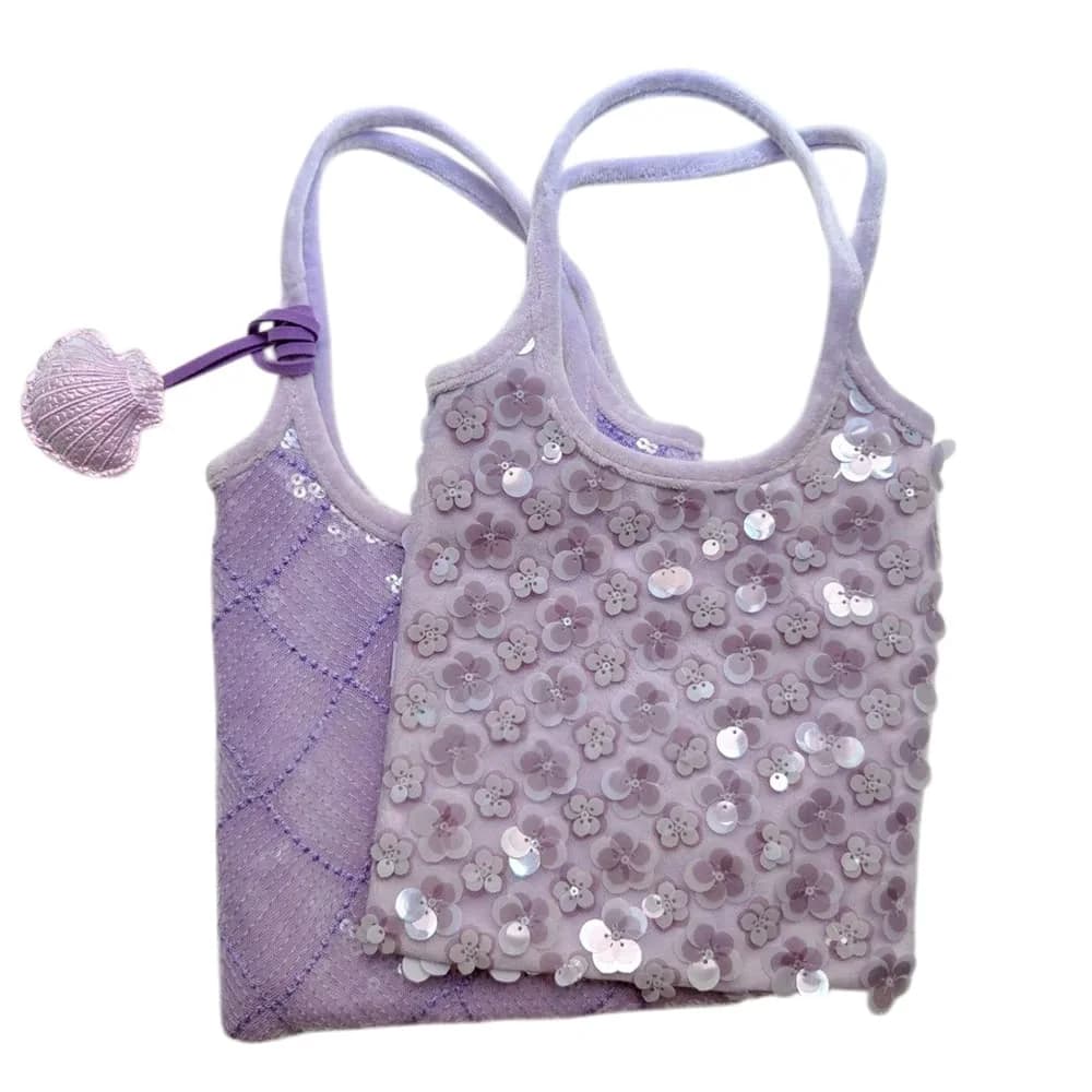 Mermaid Shell Sequin Mini Bag — view 3 Mermaid Shell Sequin Mini Bag — view 3