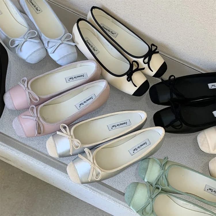 Ballet Core Bow Flats — view 2 Ballet Core Bow Flats — view 2