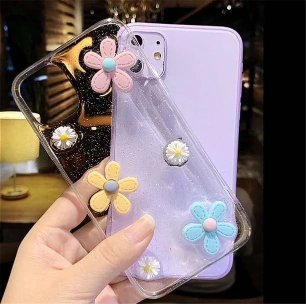 Pastel Flowers iPhone Case — view 2 Pastel Flowers iPhone Case — view 2