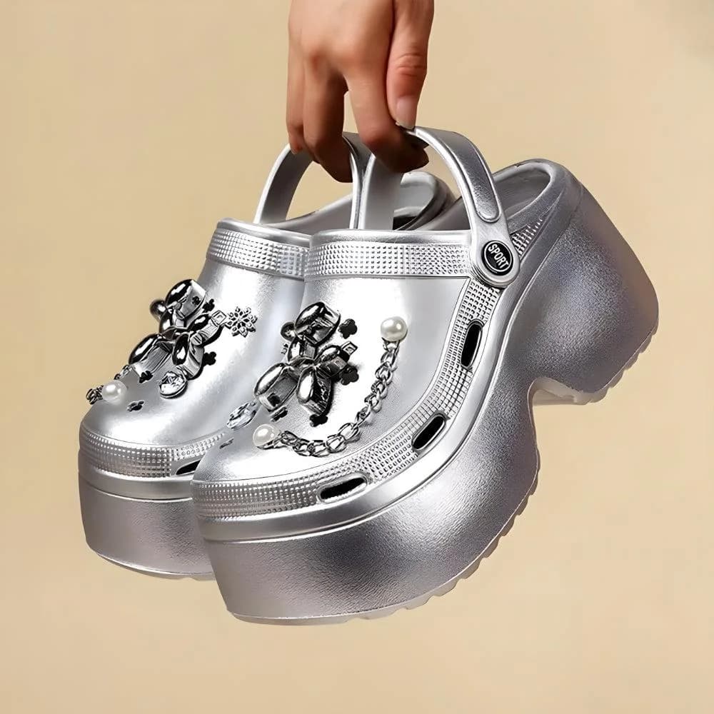 Balloon Dog Platform Clog Sandals — view 2 Balloon Dog Platform Clog Sandals — view 2