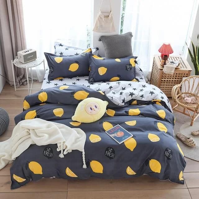 Kawaii Lemon Bed Set — view 1 Kawaii Lemon Bed Set — view 1