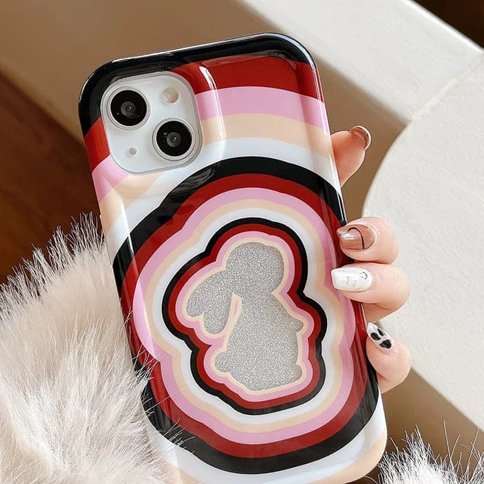 Sparkle Rabbit iPhone Case — view 2 Sparkle Rabbit iPhone Case — view 2