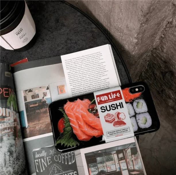 Take Away Sushi IPhone Case — view 1 Take Away Sushi IPhone Case — view 1