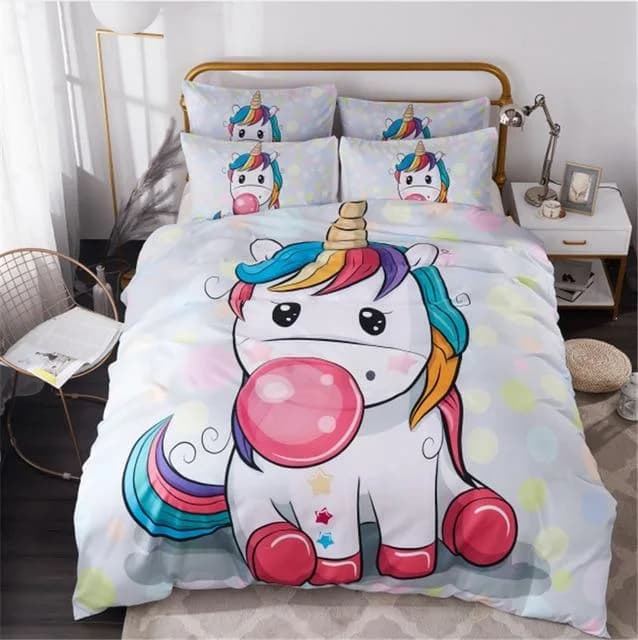 Lonely Unicorn Bed Set — view 1 Lonely Unicorn Bed Set — view 1
