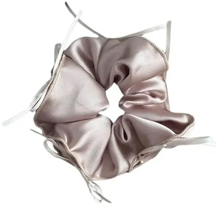 Balletcore Satin Scrunchie — view 3 Balletcore Satin Scrunchie — view 3
