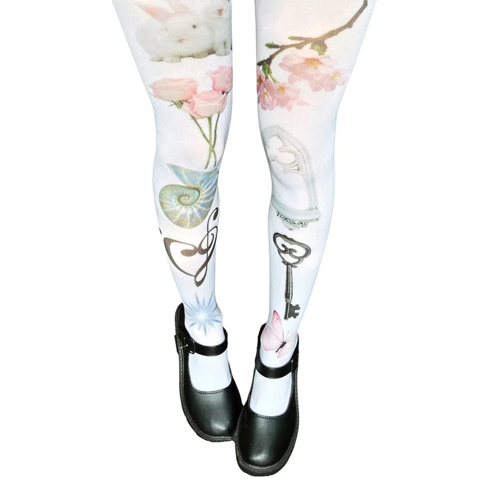 Coquette Aesthetic Tights — view 1 Coquette Aesthetic Tights — view 1