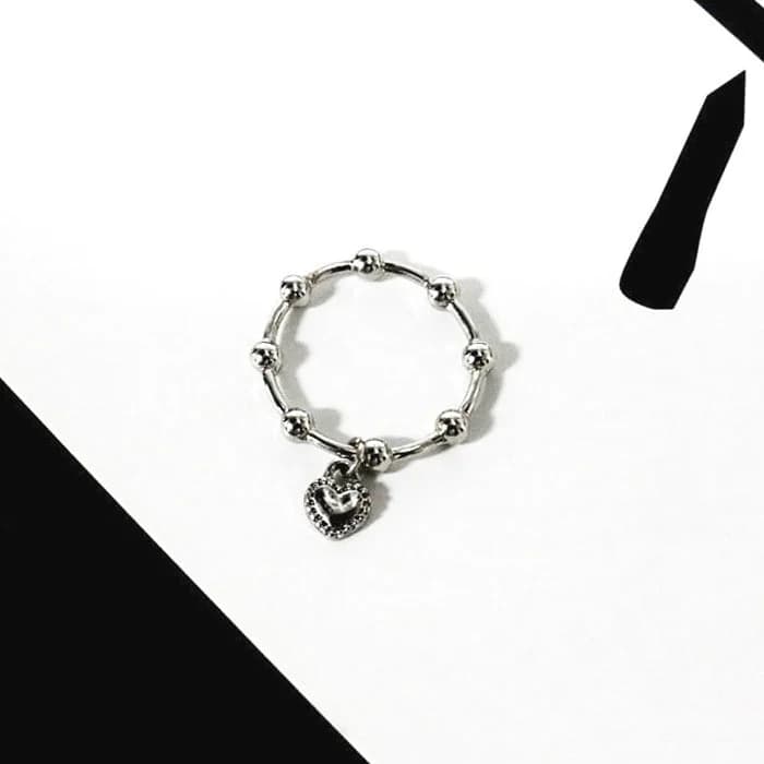 Heart Pendant Ring — view 2 Heart Pendant Ring — view 2