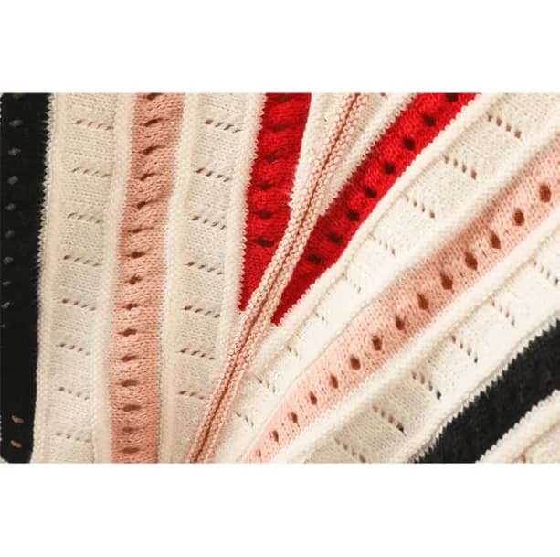 Rainbow Stripes Sweater — view 3 Rainbow Stripes Sweater — view 3
