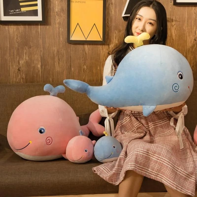 Kawaii Whale Plushie — view 1 Kawaii Whale Plushie — view 1
