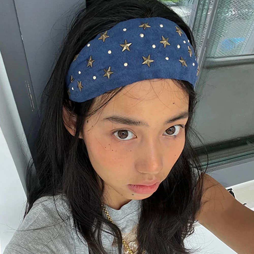 Star Girl Wide Headband — view 2 Star Girl Wide Headband — view 2