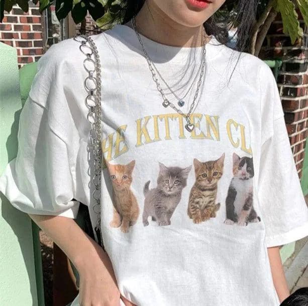Cat Club T-Shirt — view 2 Cat Club T-Shirt — view 2