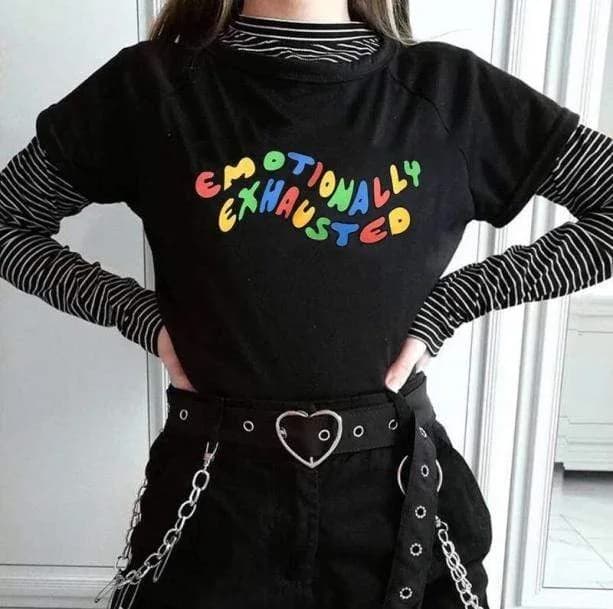 Emotionally Exhausted Tee — view 1 Emotionally Exhausted Tee — view 1