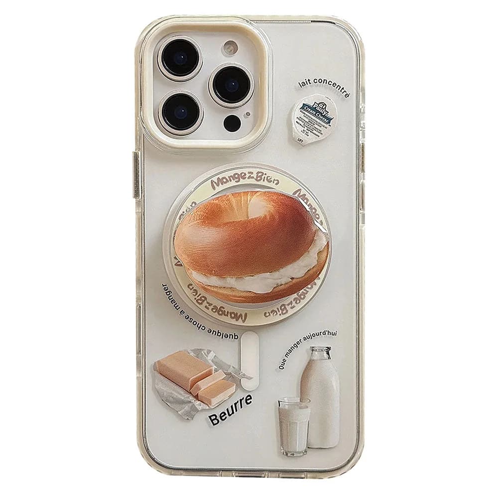 Bagel Aesthetic iPhone Case — view 1 Bagel Aesthetic iPhone Case — view 1