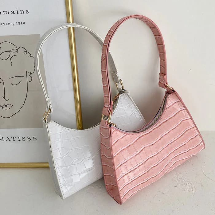 Y2K Aesthetic Baguette Bag — view 2 Y2K Aesthetic Baguette Bag — view 2