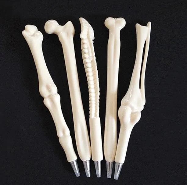 Set of 5 Bone Shape Pens — view 1 Set of 5 Bone Shape Pens — view 1
