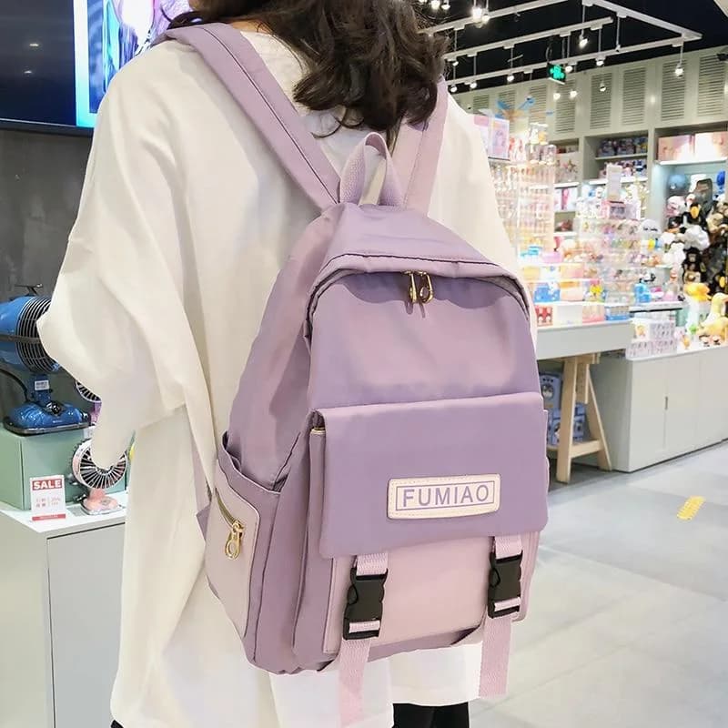 Kawaii Buckle School Backpack — view 1 Kawaii Buckle School Backpack — view 1