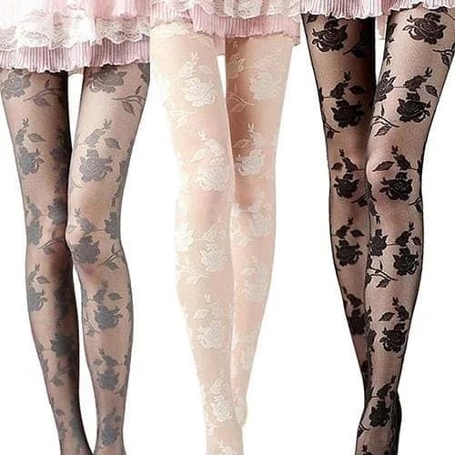 Floral Garden Tights — view 1 Floral Garden Tights — view 1