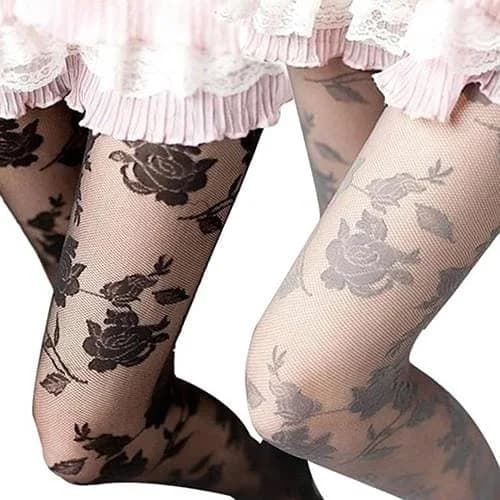 Floral Garden Tights — view 2 Floral Garden Tights — view 2