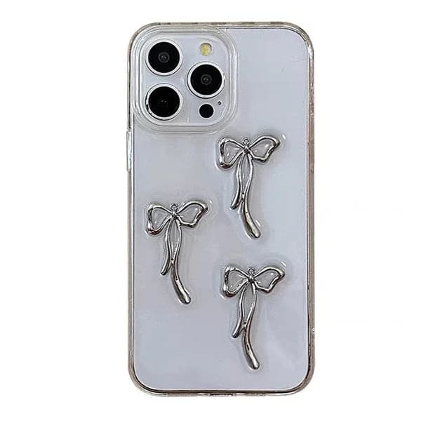 Coquette Girl Bow iPhone Case — view 1 Coquette Girl Bow iPhone Case — view 1