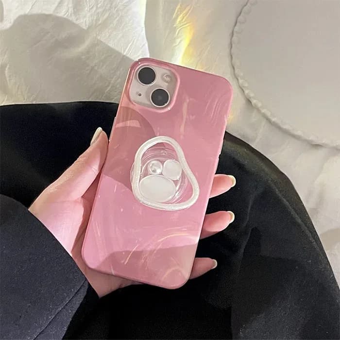 Aesthetic Shell Pearl iPhone Case — view 2 Aesthetic Shell Pearl iPhone Case — view 2