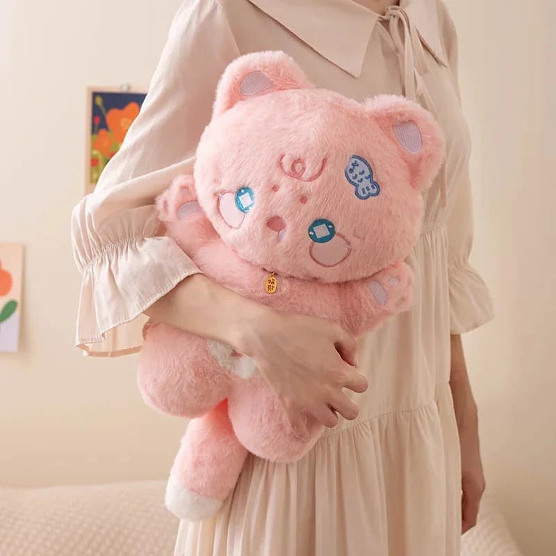 Kawaii Heart Belly Cat Plush Toy — view 2 Kawaii Heart Belly Cat Plush Toy — view 2