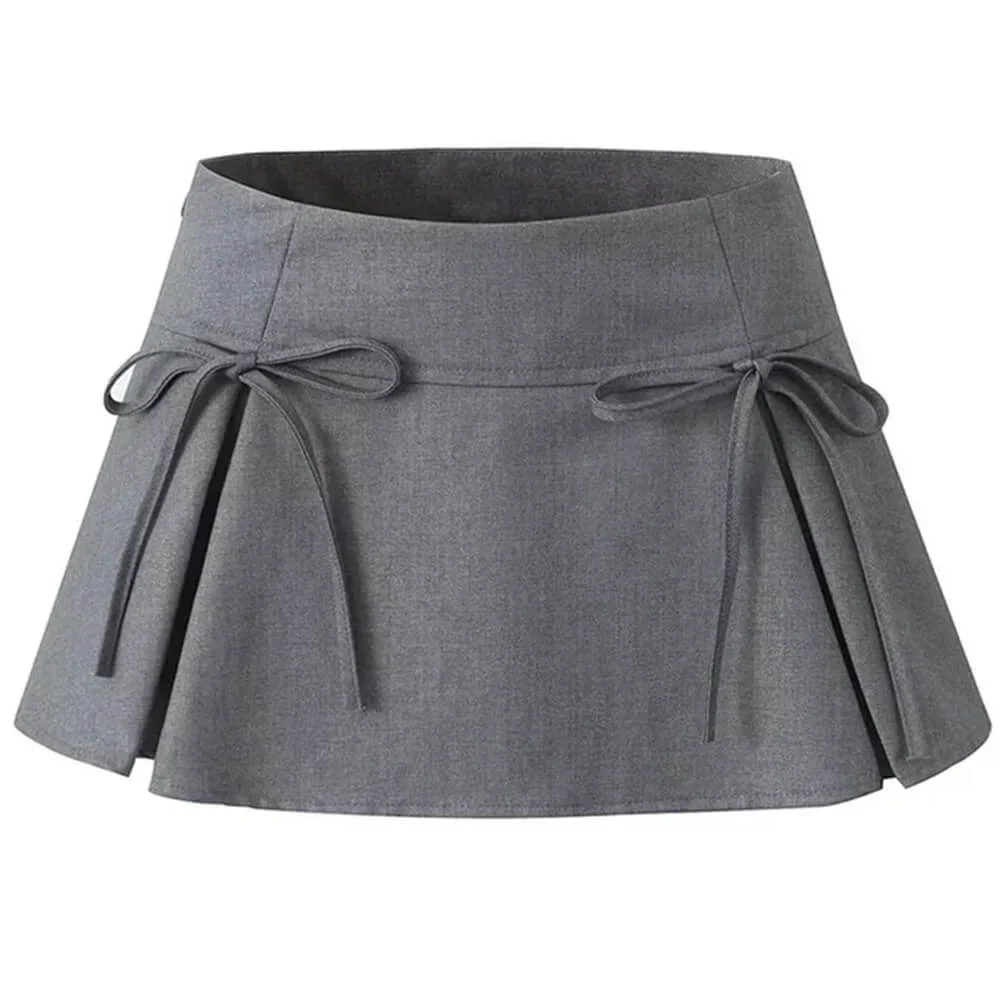 Coquette Bows Pleated Mini Skirt — view 1 Coquette Bows Pleated Mini Skirt — view 1