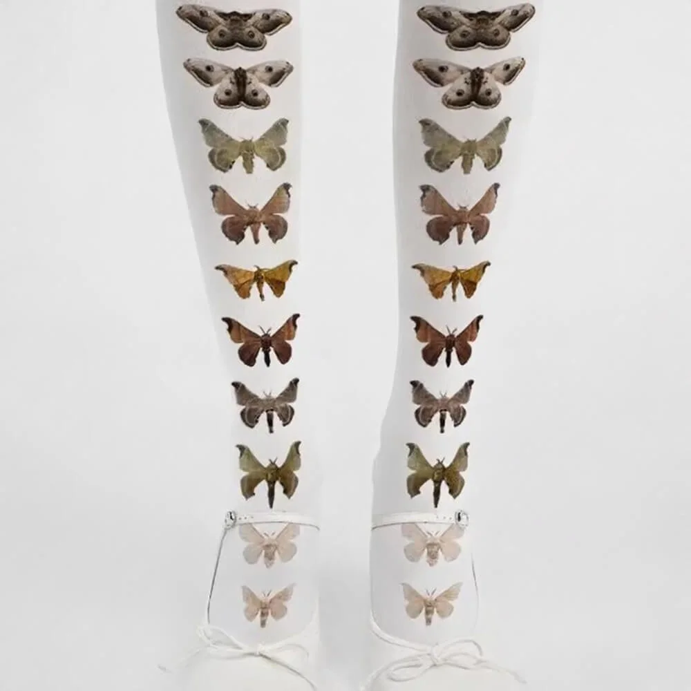 Aesthetic Butterfly Knee High Socks — view 2 Aesthetic Butterfly Knee High Socks — view 2
