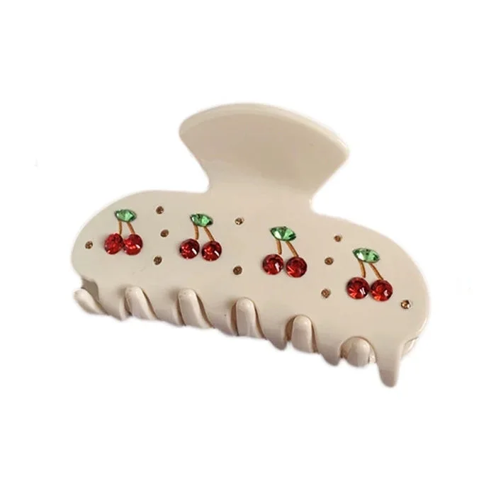 Cherry Hair Claw — view 2 Cherry Hair Claw — view 2