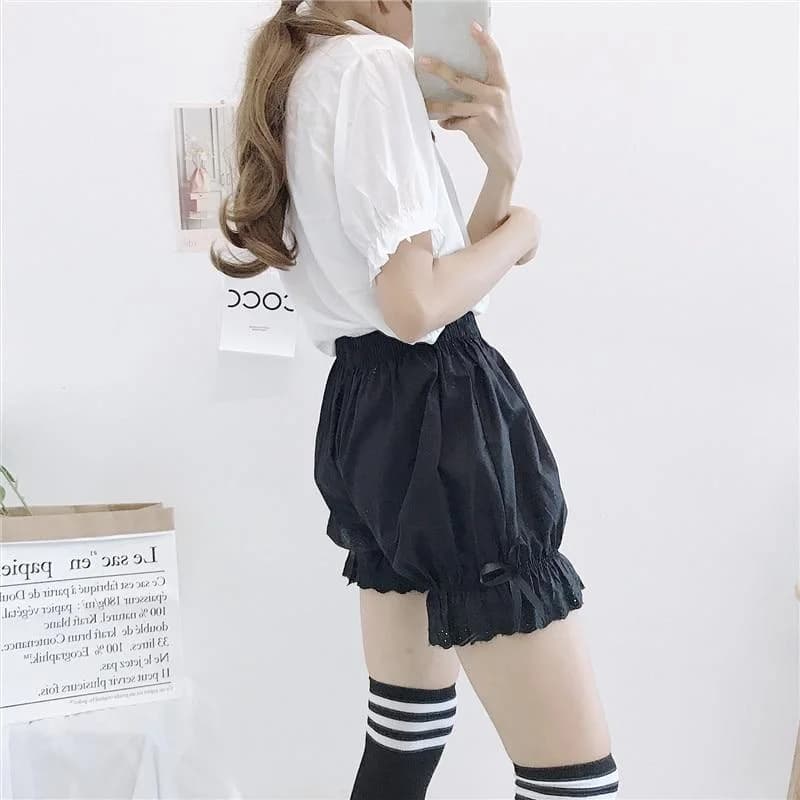 Cute Lolita Lace Shorts — view 2 Cute Lolita Lace Shorts — view 2