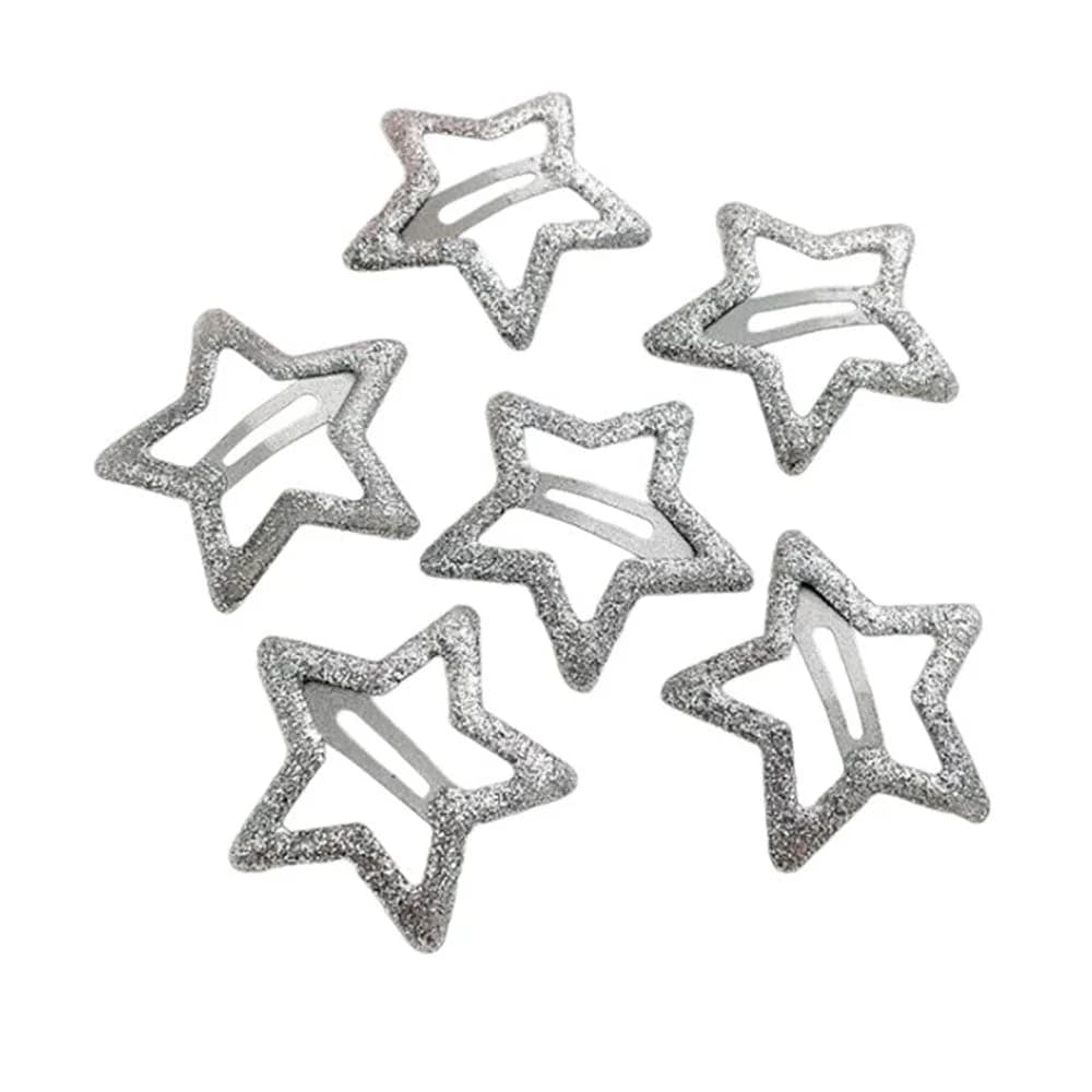 Y2K Glitter Star Hair Clips — view 1 Y2K Glitter Star Hair Clips — view 1