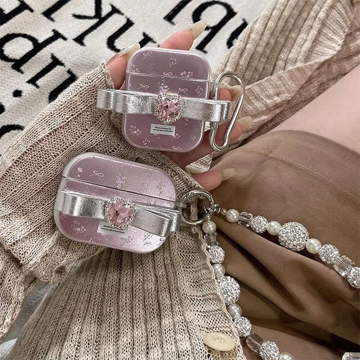Coquette Bowknot Airpods Case — view 2 Coquette Bowknot Airpods Case — view 2