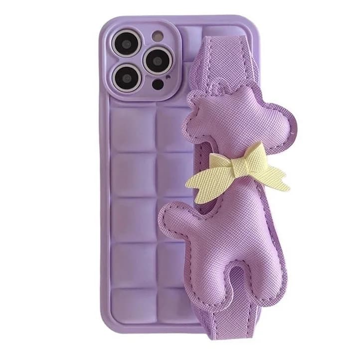 Lavender Giraffe iPhone Case — view 1 Lavender Giraffe iPhone Case — view 1