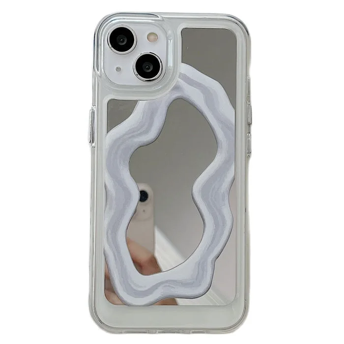 Wavy Mirror iPhone Case — view 2 Wavy Mirror iPhone Case — view 2