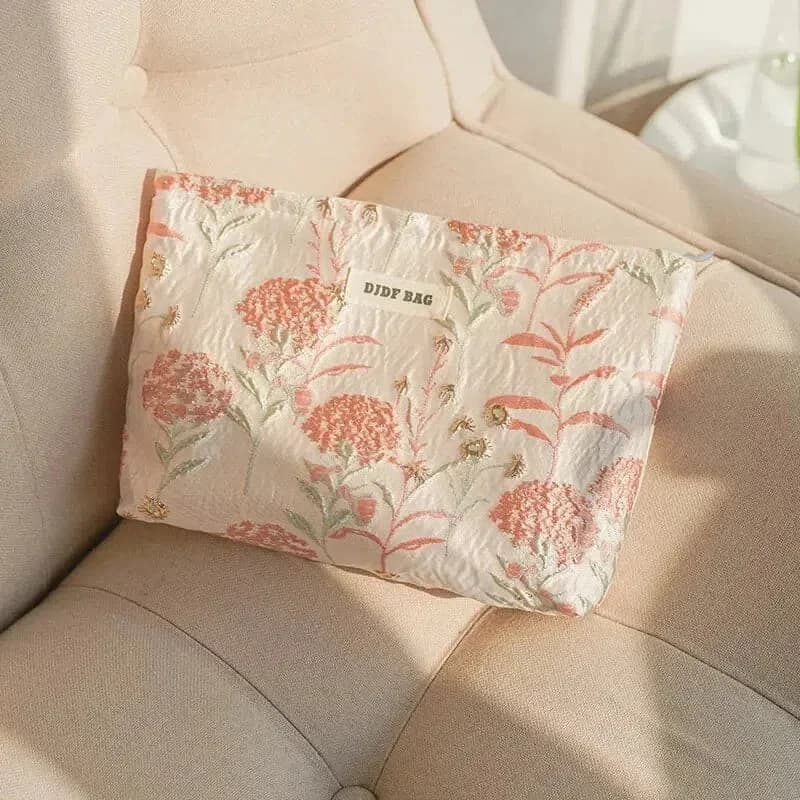 Soft Girl Floral Makeup Bag — view 2 Soft Girl Floral Makeup Bag — view 2