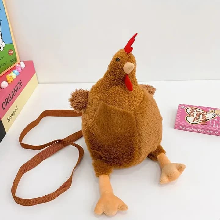 Cute Chicken Plush Bag — view 2 Cute Chicken Plush Bag — view 2