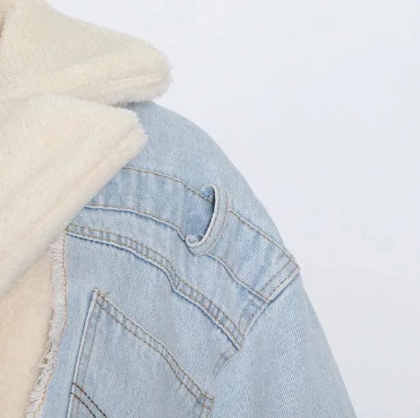 Vintage Cut Denim Jacket — view 3 Vintage Cut Denim Jacket — view 3