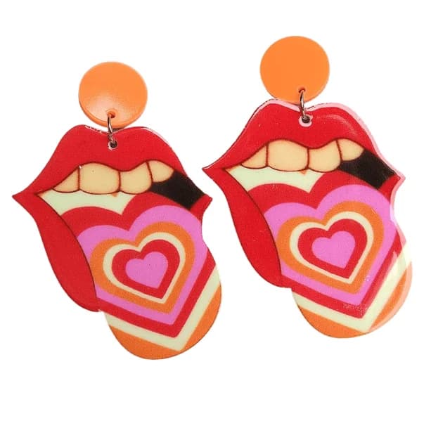 Hippie Lips Earrings — view 1 Hippie Lips Earrings — view 1