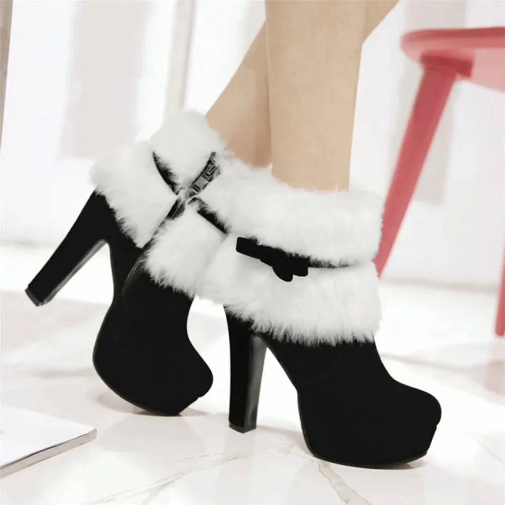 Mrs. Santa Claus Ankle Boots — view 2 Mrs. Santa Claus Ankle Boots — view 2