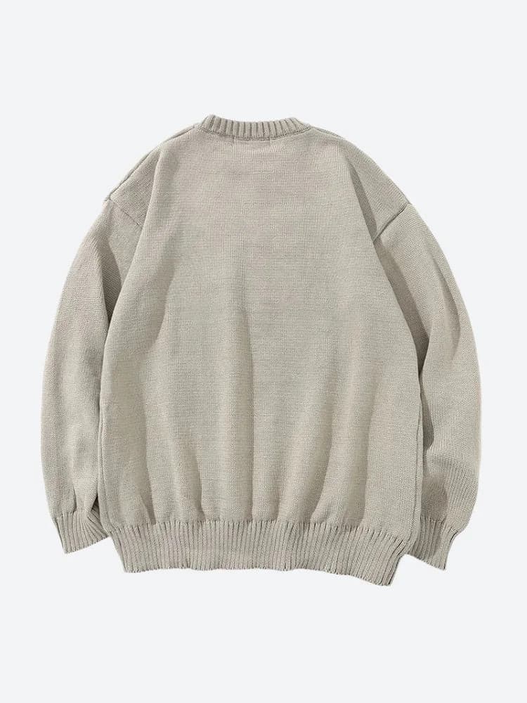 Goth Angel Knitted Sweater — view 2 Goth Angel Knitted Sweater — view 2