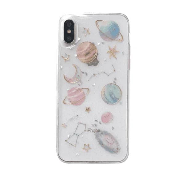 Transparent Planet IPhone Case — view 1 Transparent Planet IPhone Case — view 1