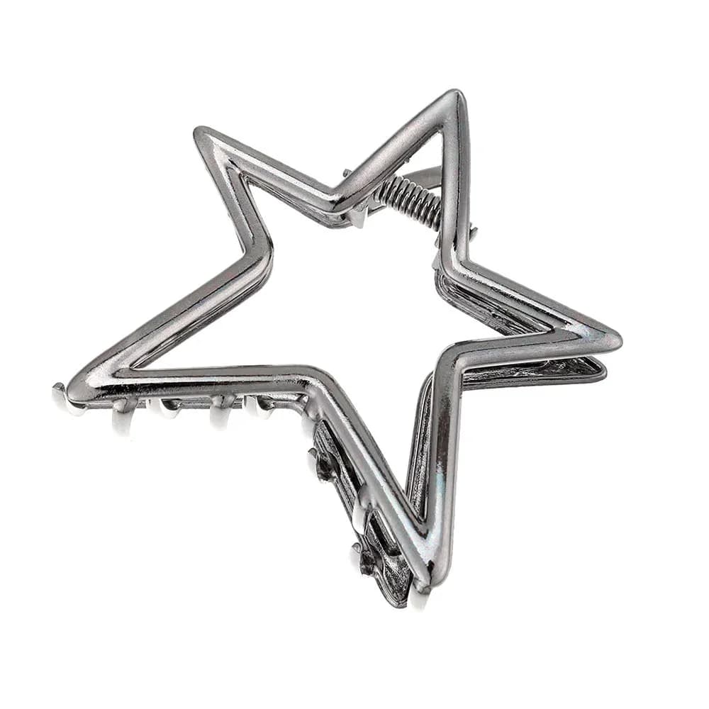 Metallic Star Hair Claw — view 1 Metallic Star Hair Claw — view 1