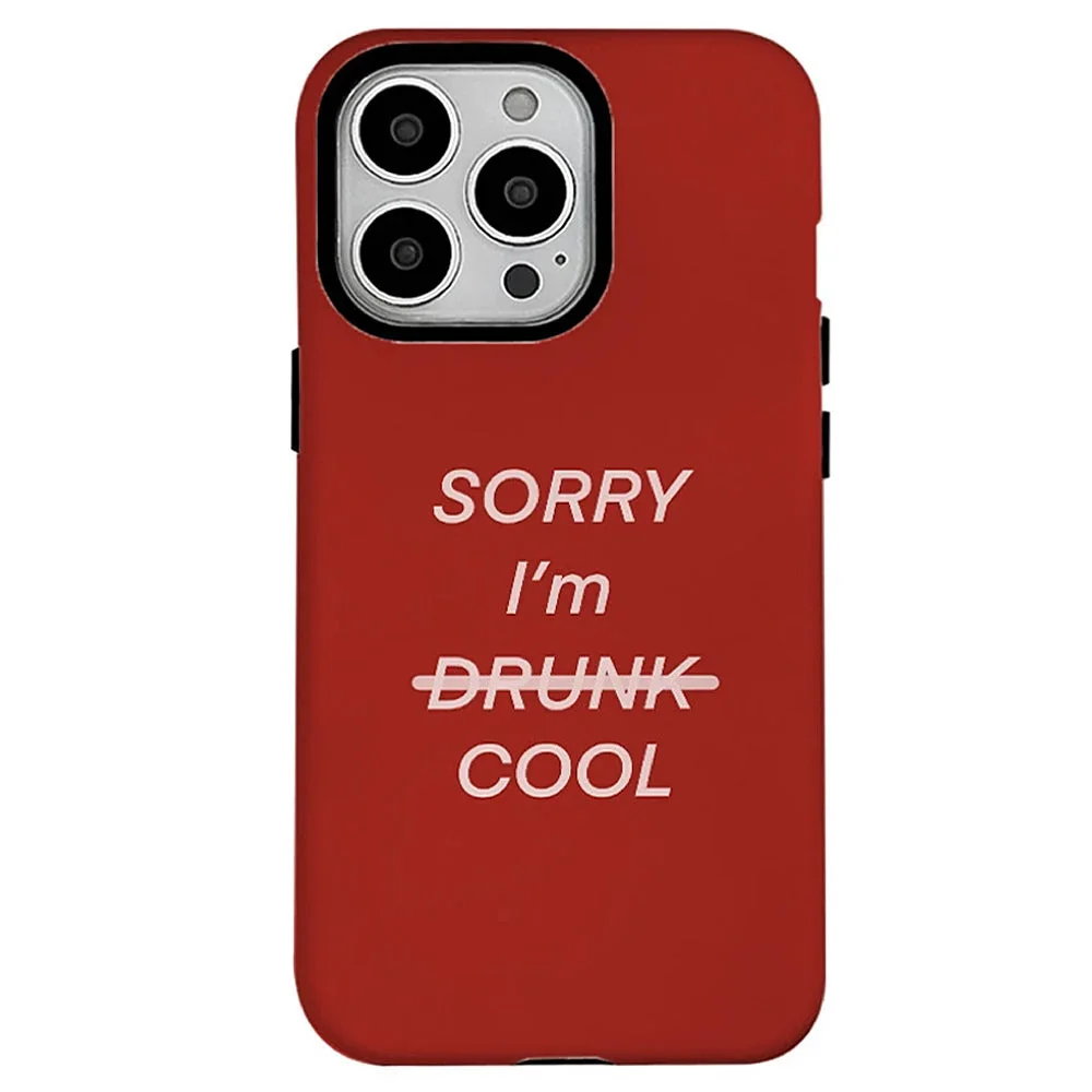 Sorry I'm Cool iPhone Case — view 1 Sorry I'm Cool iPhone Case — view 1