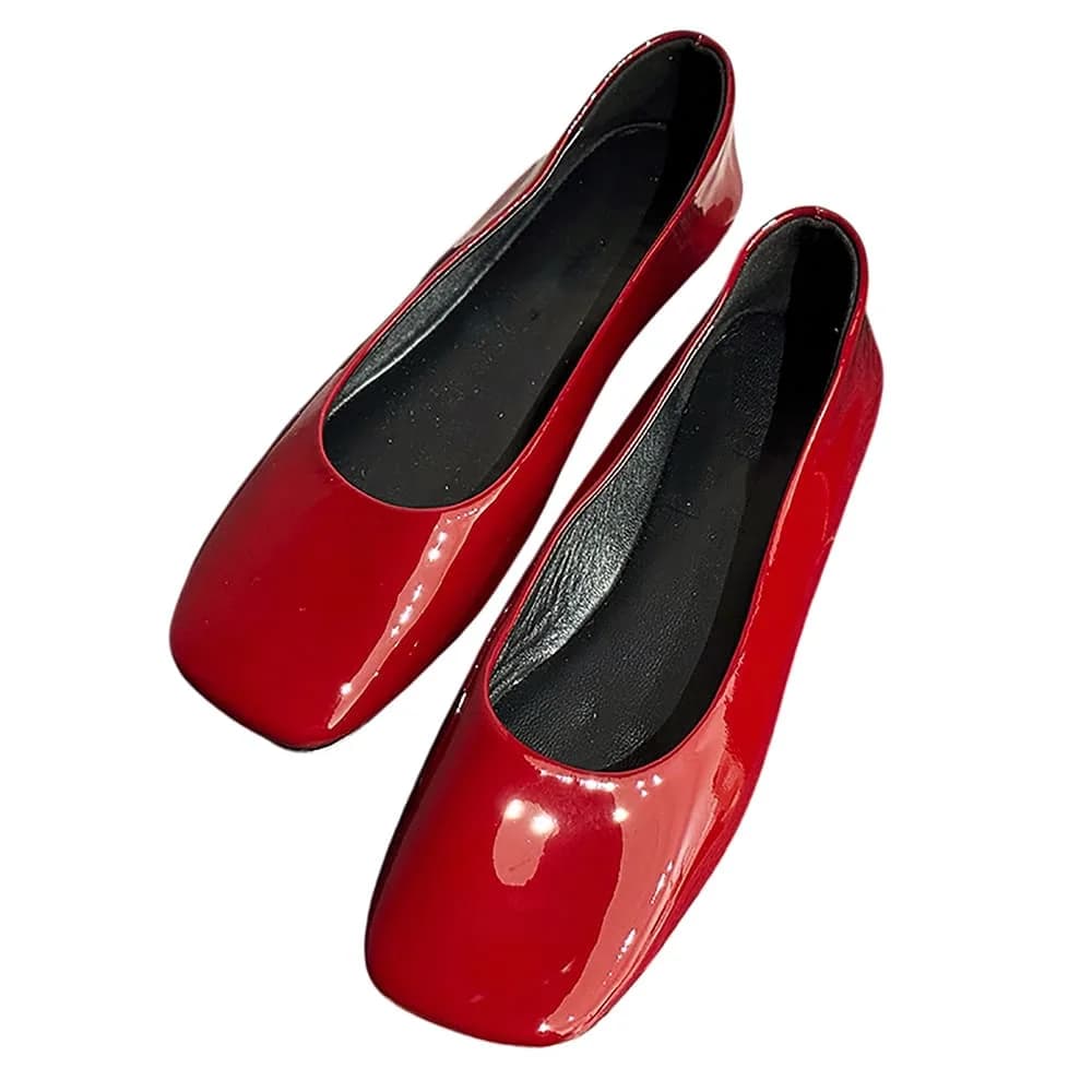 Ballet Bae Square Toe Flats — view 2 Ballet Bae Square Toe Flats — view 2