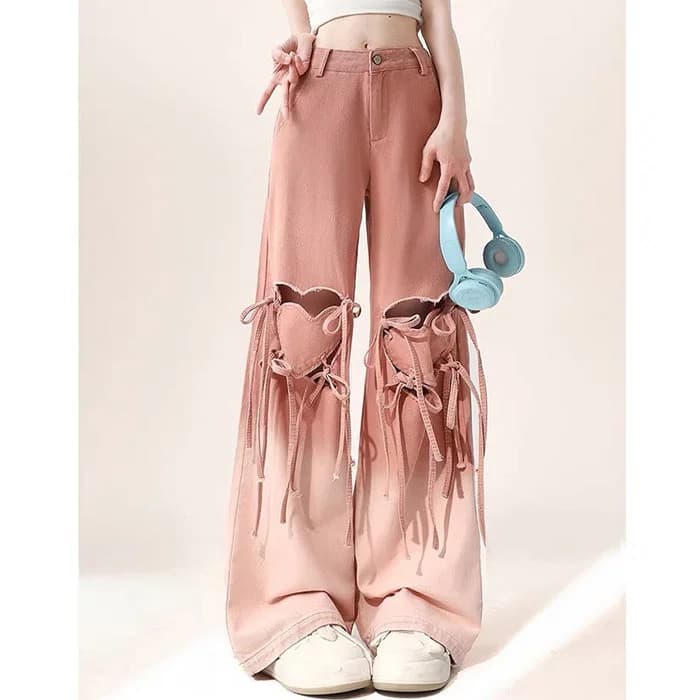 Knee-Heart Gradient Pants — view 2 Knee-Heart Gradient Pants — view 2